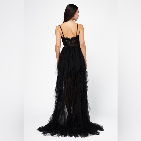 Kleinfeld Millie Tulle Lace Maxi Dress - Size S - Picture 5 of 9